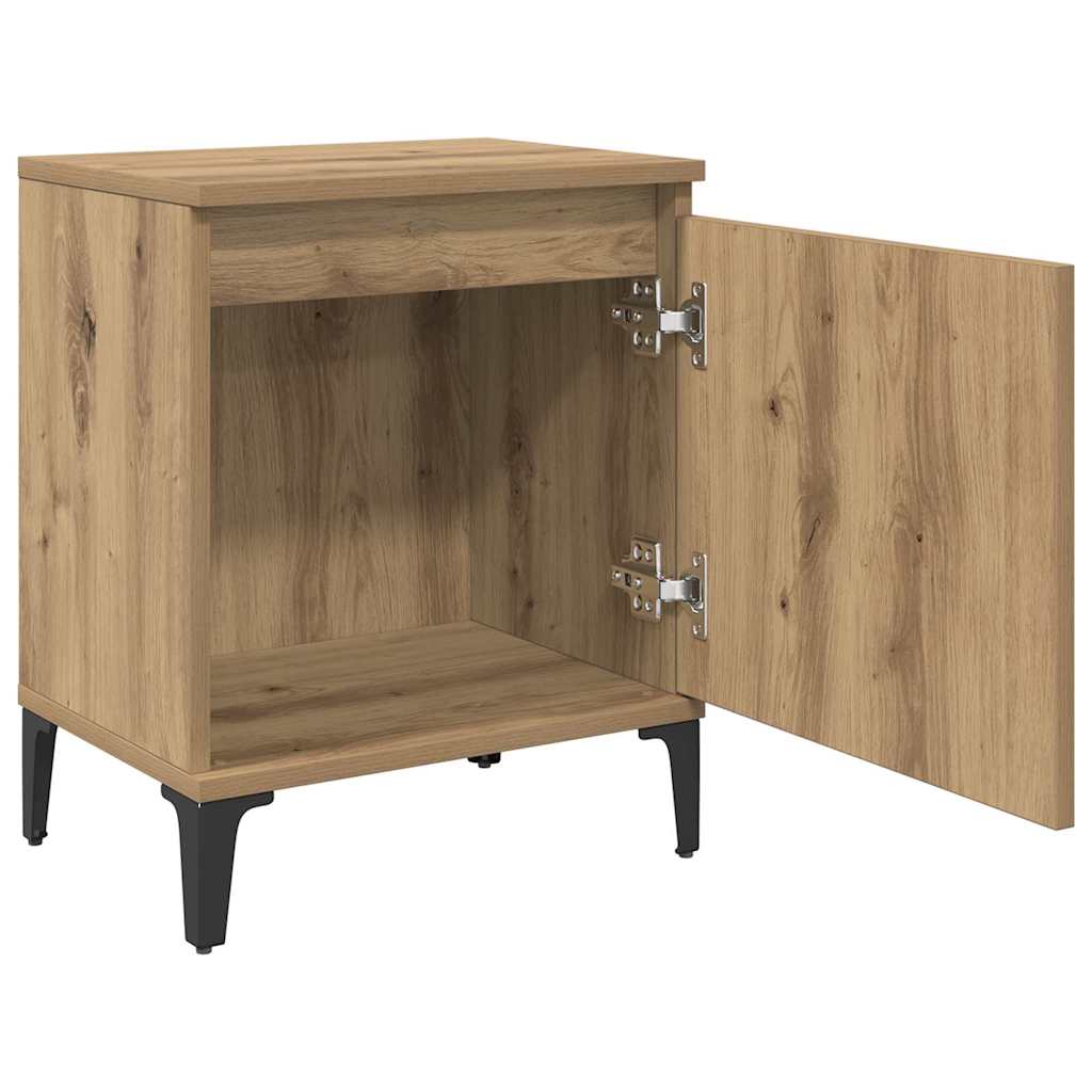 Nattbordskap Artisan Eik 40 x 30 x 50 cm Konstruert tre