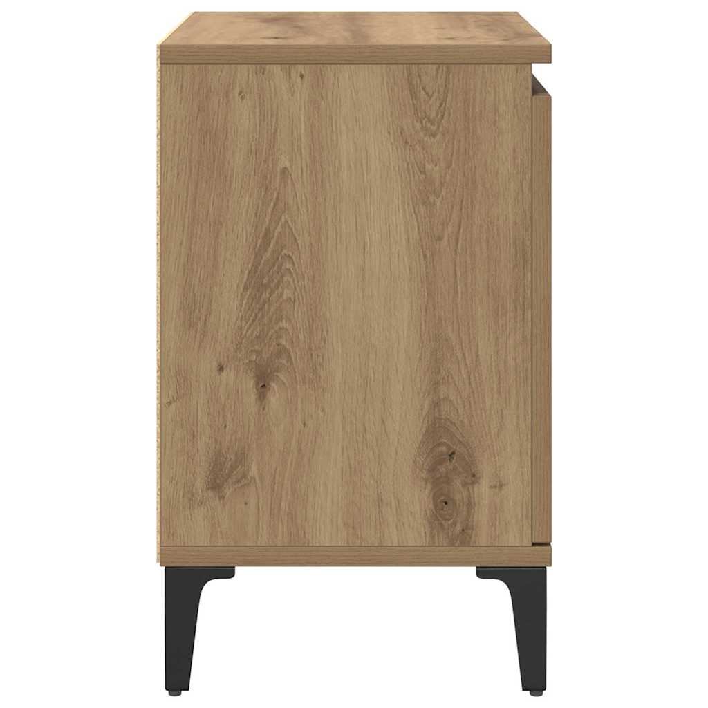 Nattbordskap Artisan Eik 40 x 30 x 50 cm Konstruert tre