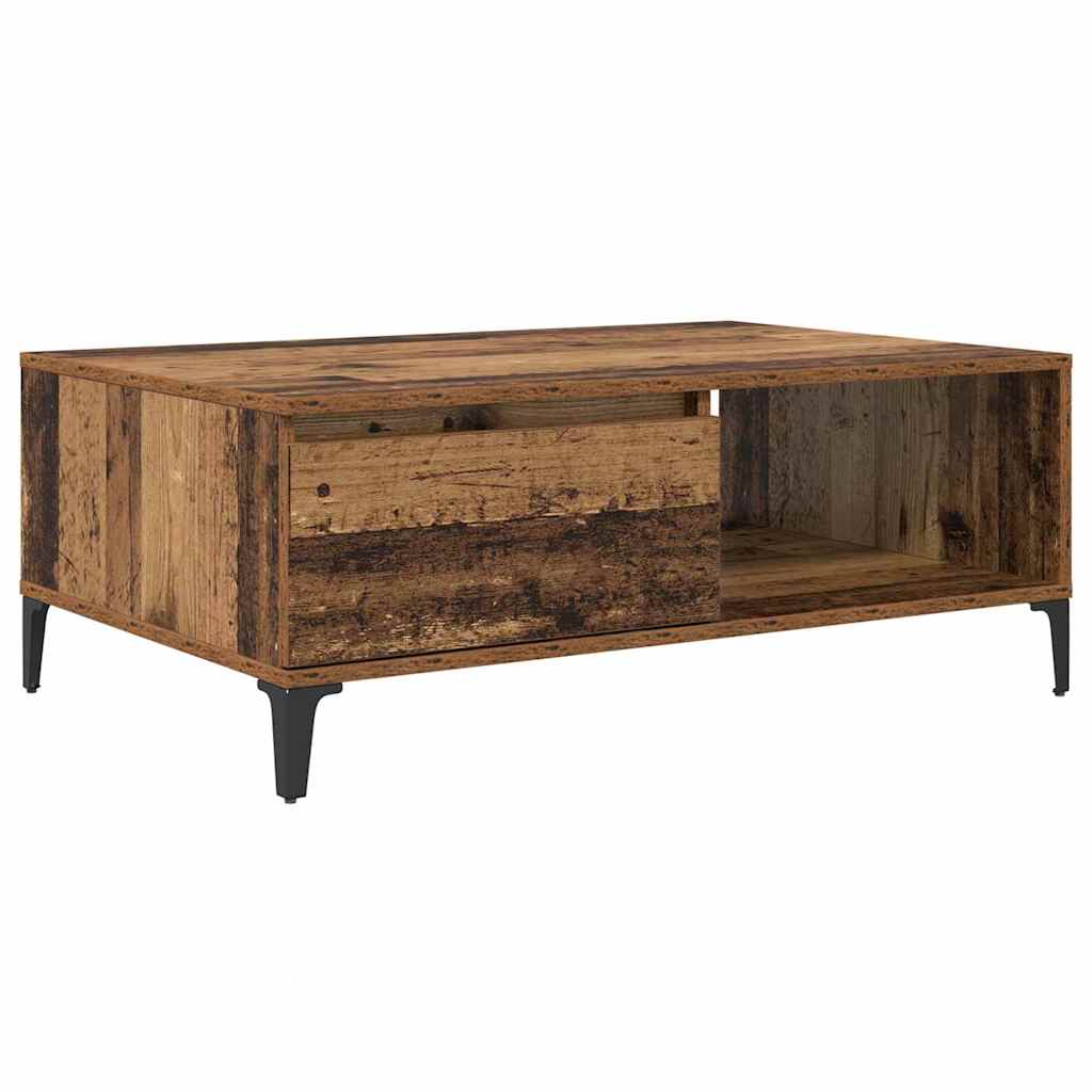 Kaffebord Gammelt tre 90 x 60 x 35 cm Konstruert tre
