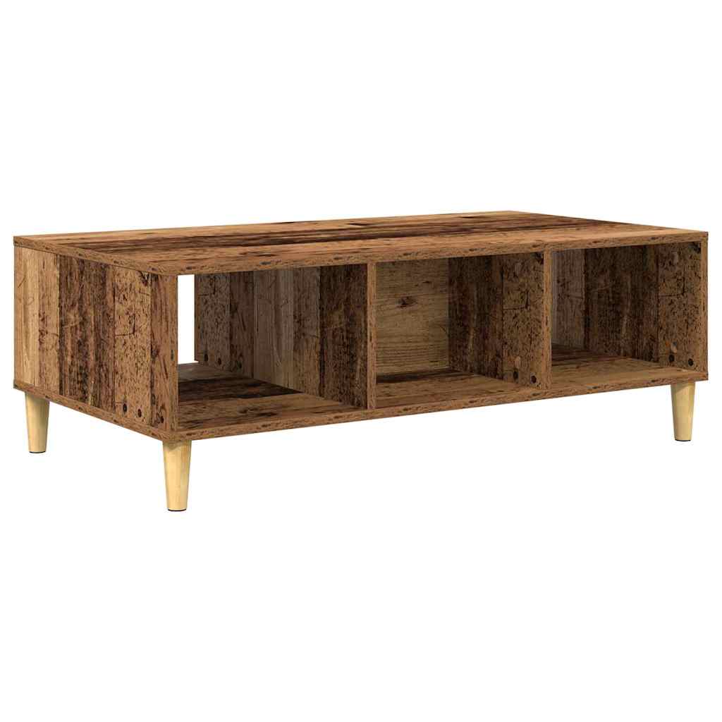 Kaffebord Gammelt tre 102 x 55 x 35 cm Konstruert tre