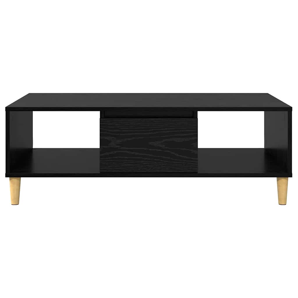 Kaffebord Svart Eik 102 x 55 x 35 cm Konstruert tre
