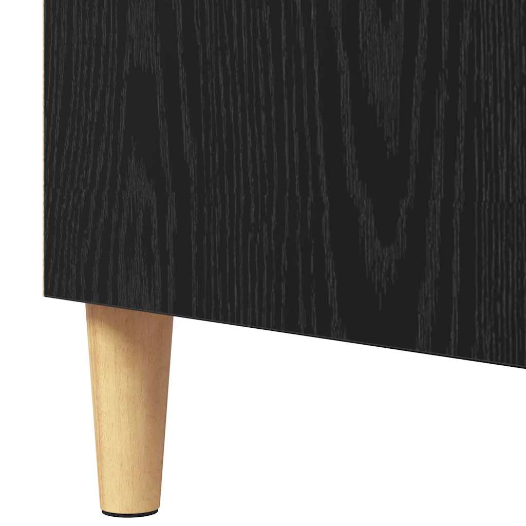 Serviesskap Svart Eik 57 x 35 x 89,5 cm Konstruert tre