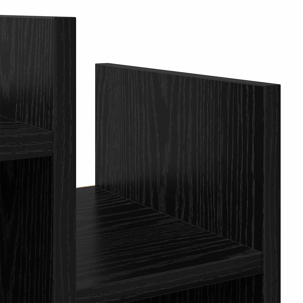 Sideskap Svart Eik 60 x 26 x 60 cm Konstruert tre