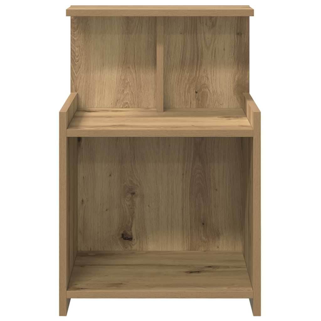 Nattbordskap 2 pcs Artisan Eik 40 x 35 x 60 cm Konstruert tre