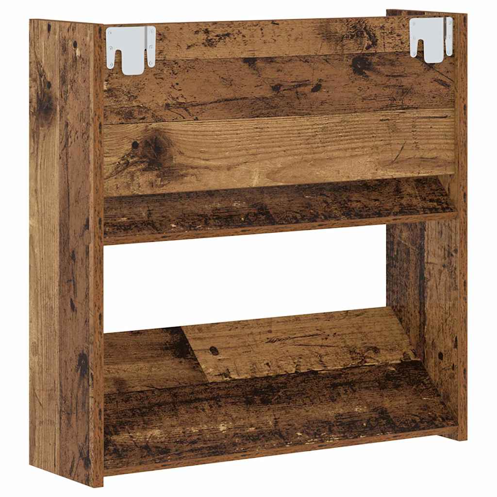Sko Skap med hylle Gammelt tre 60 x 18 x 60 cm Konstruert tre