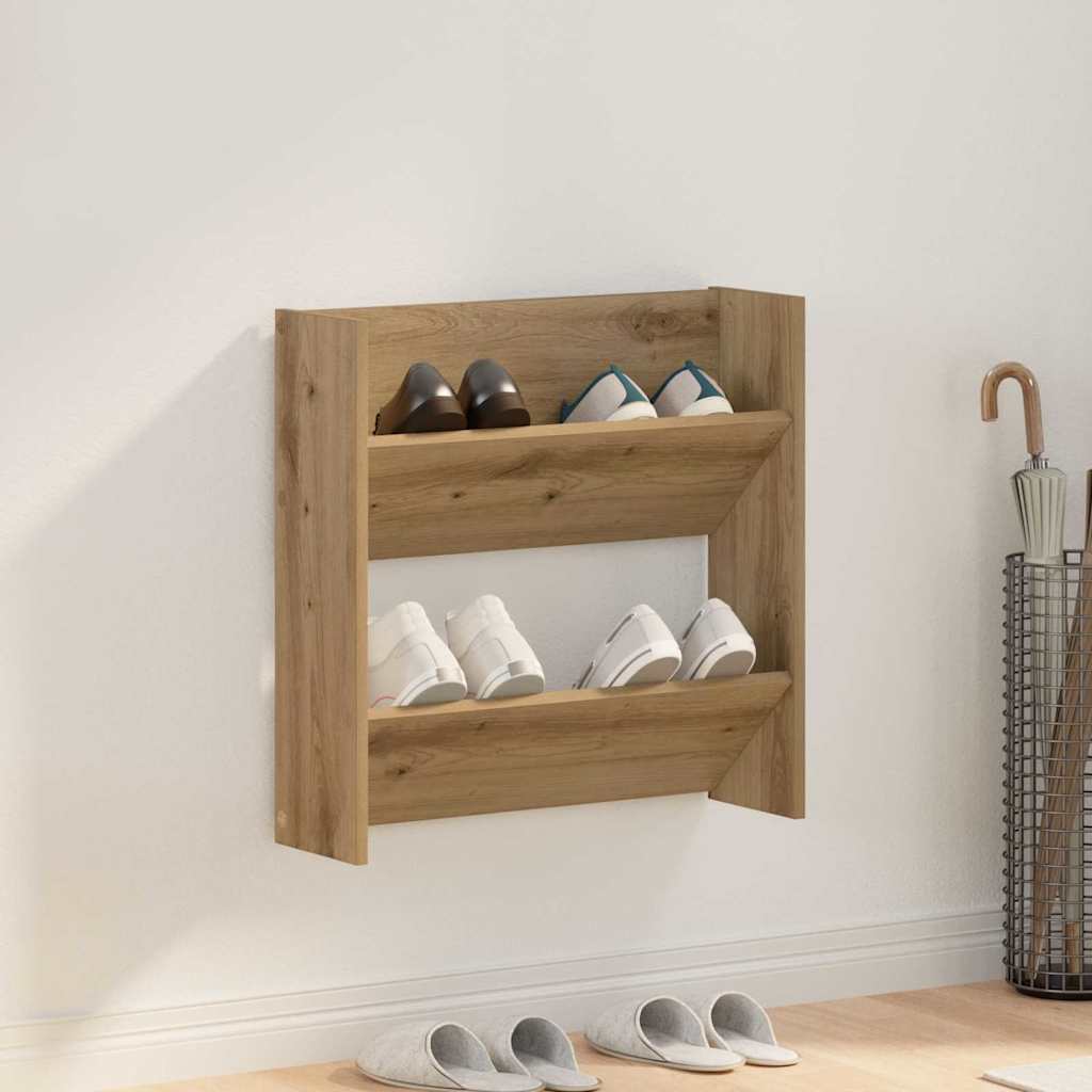 Sko Skap med hylle Artisan Eik 60 x 18 x 60 cm Konstruert tre