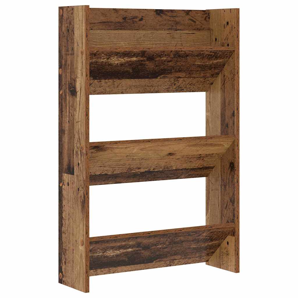 Sko Skap med hylle Gammelt tre 60 x 18 x 90 cm Konstruert tre