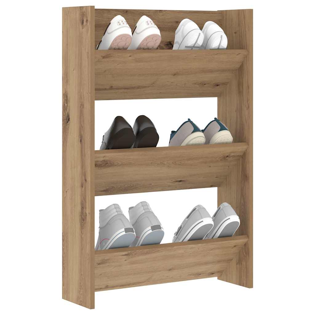 Sko Skap med hylle Artisan Eik 60 x 18 x 90 cm Konstruert tre