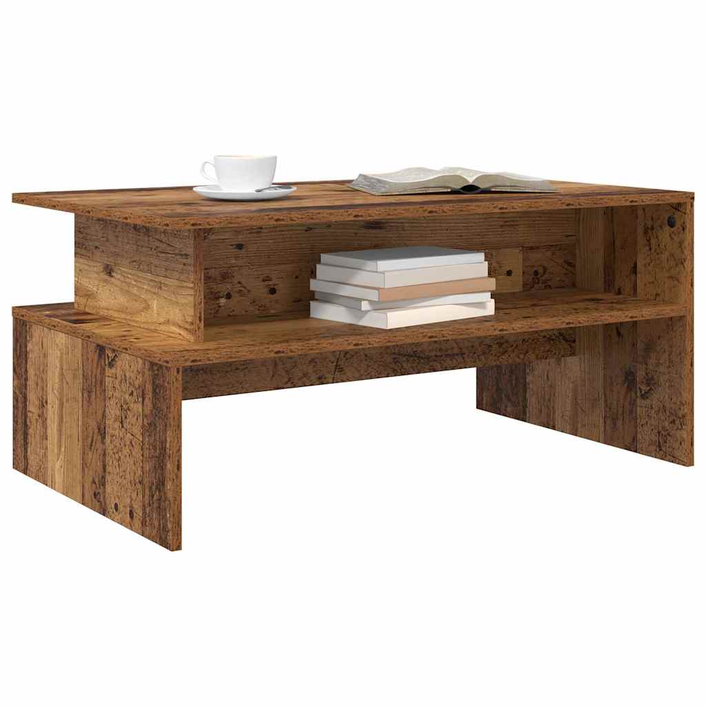 Kaffebord Gammelt tre 90 x 55 x 42,5 cm Konstruert tre
