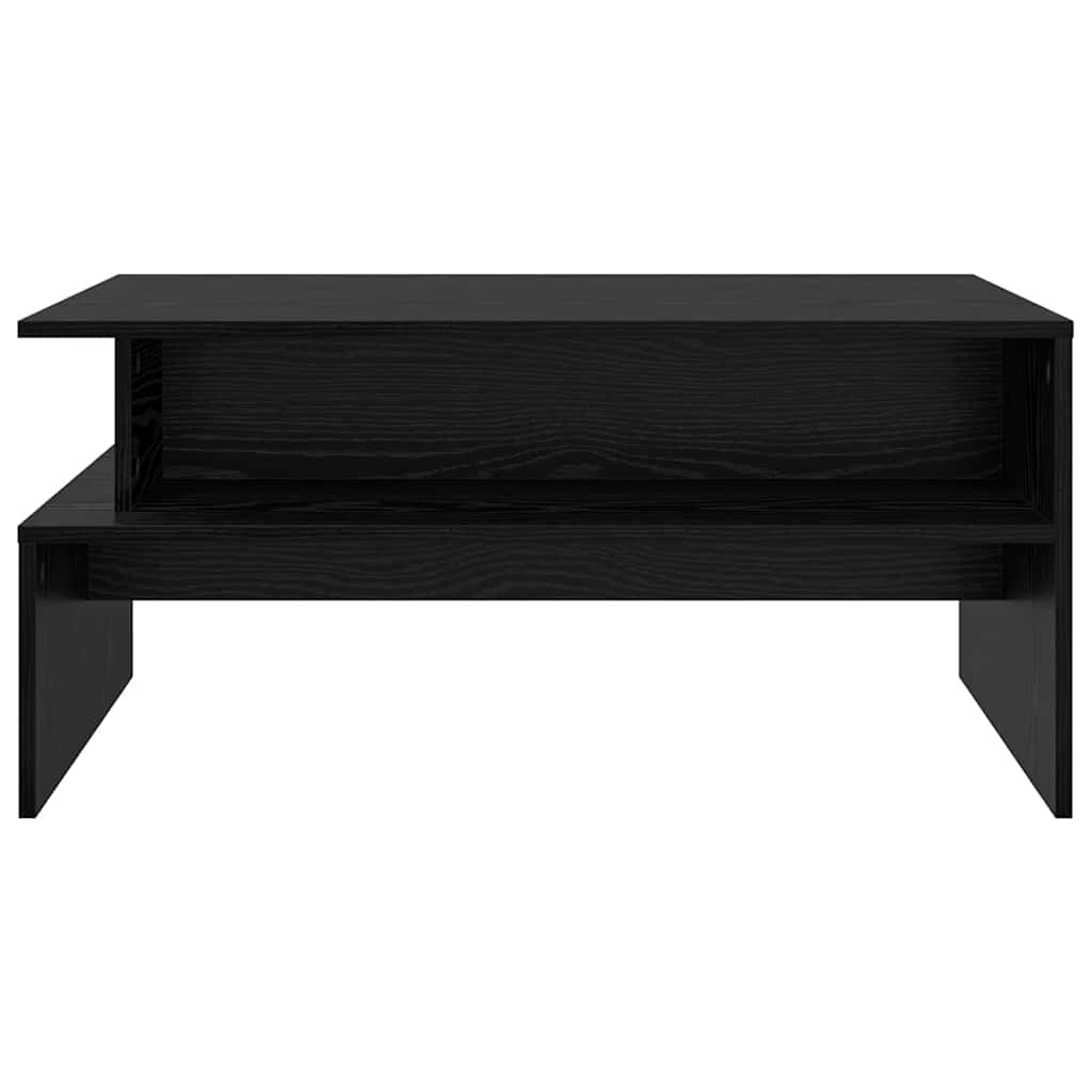 Kaffebord Svart Eik 90 x 55 x 42,5 cm Konstruert tre