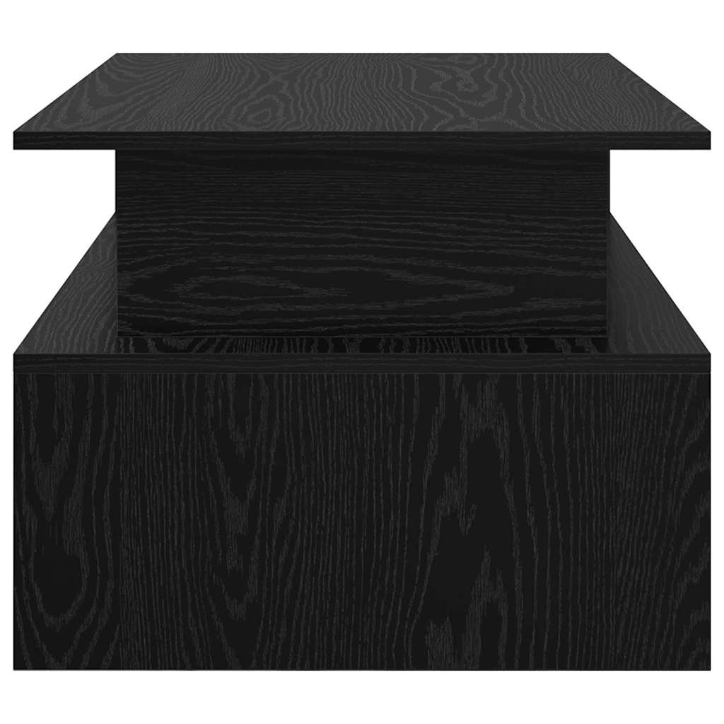 Kaffebord Svart Eik 90 x 55 x 42,5 cm Konstruert tre