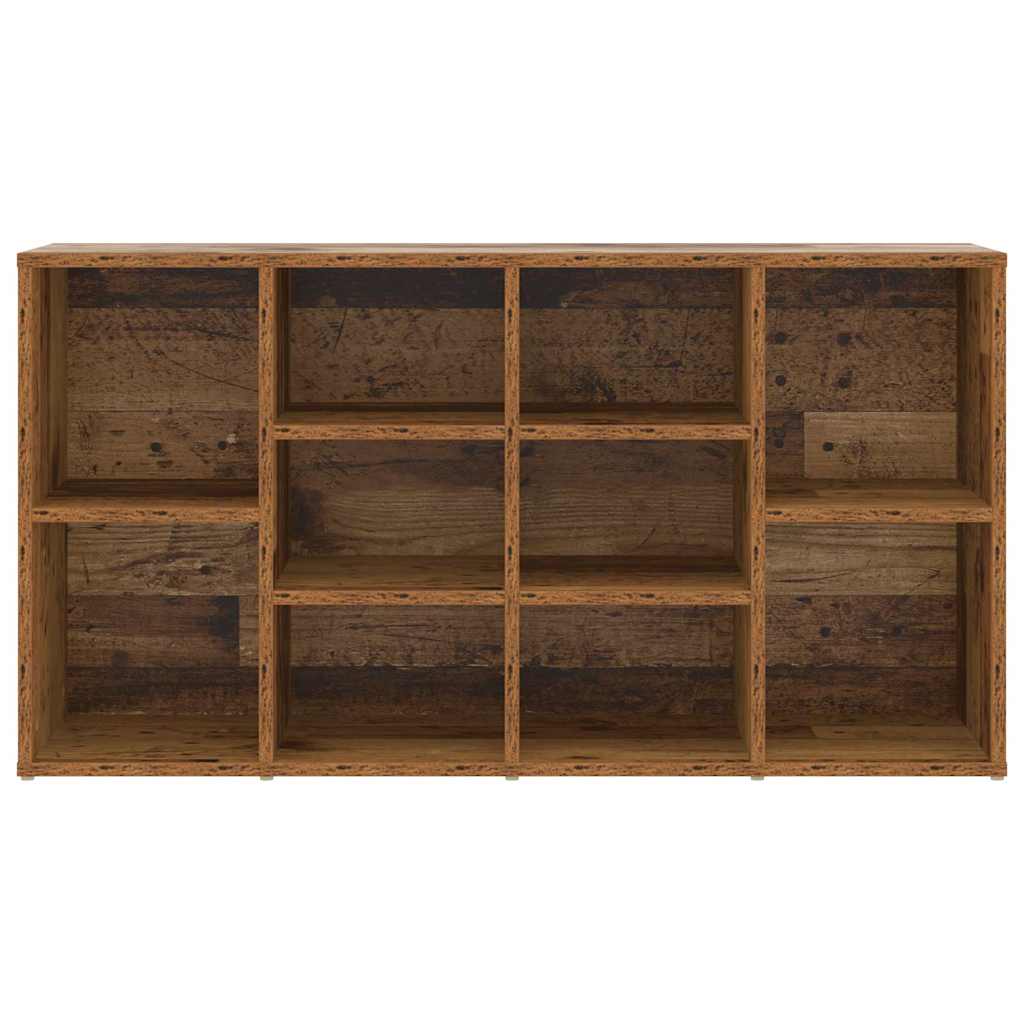 Skobenk med hylle Gammelt tre 103 x 30 x 54,5 cm Konstruert tre