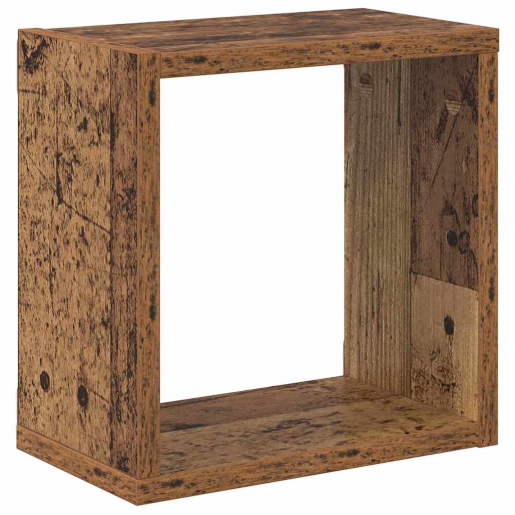 Vegghyller 2 pcs Gammelt tre 26 x 15 x 26 cm Konstruert tre