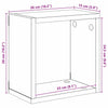 Vegghyller 2 pcs Gammelt tre 26 x 15 x 26 cm Konstruert tre