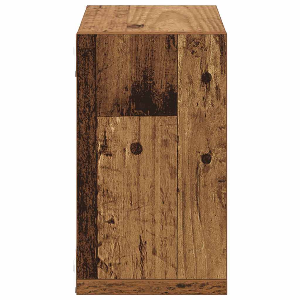 Vegghyller 4 pcs Gammelt tre 26 x 15 x 26 cm Konstruert tre