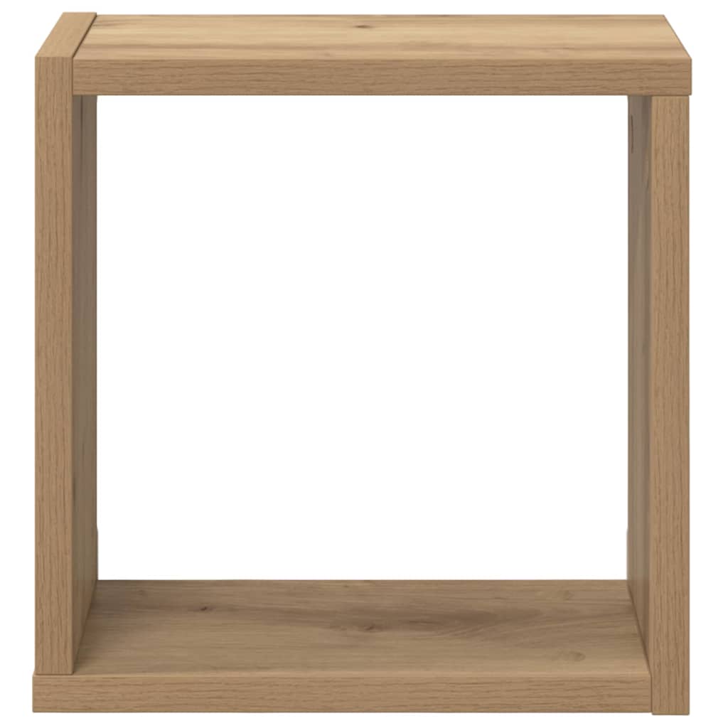 Vegghyller Veggmontert 2 pcs Artisan Eik Konstruert tre