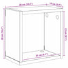 Vegghyller 2 pcs artisan eik 26 x 15 x 26 cm Konstruert tre