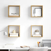 Vegghyller 4 pcs Håndverks eik 26 x 15 x 26 cm Konstruert tre