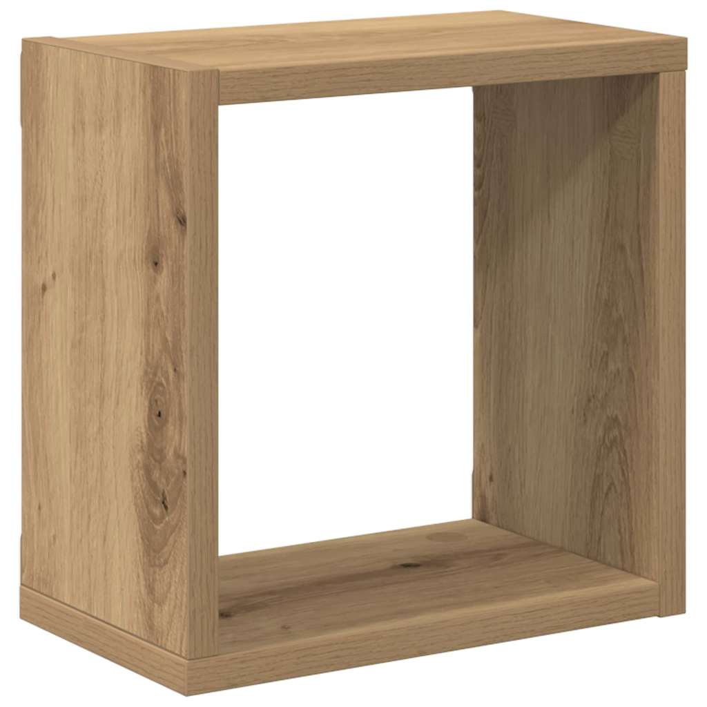Vegghyller 4 pcs Håndverks eik 26 x 15 x 26 cm Konstruert tre