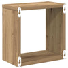 Vegghyller 4 pcs Håndverks eik 26 x 15 x 26 cm Konstruert tre