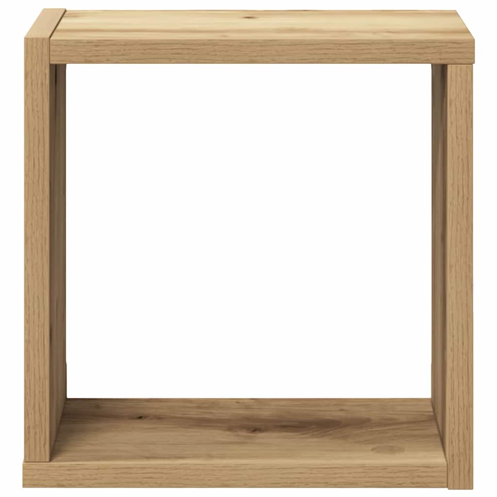 Vegghyller 4 pcs Håndverks eik 26 x 15 x 26 cm Konstruert tre