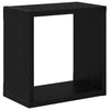 Vegghyller 2 pcs Svart Eik 26 x 15 x 26 cm Konstruert tre