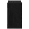 Vegghyller 2 pcs Svart Eik 26 x 15 x 26 cm Konstruert tre