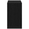 Vegghyller 4 pcs Svart eik 26 x 15 x 26 cm Konstruert tre