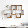 Vegghylle med hylle Gammelt tre 82 x 15 x 51 cm Konstruert tre
