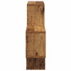 Vegghylle med hylle Gammelt tre 82 x 15 x 51 cm Konstruert tre