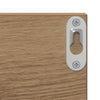 Vegghyller 2 pcs artisan eik 80 x 11.5 x 18 cm Konstruert tre