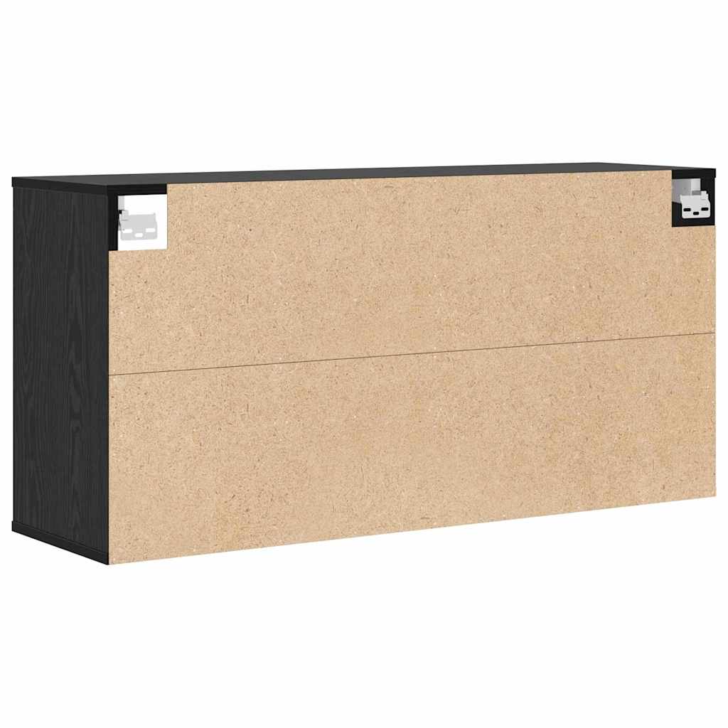 Sko Skap med hylle Svart Eik 103 x 30 x 51 cm Konstruert tre