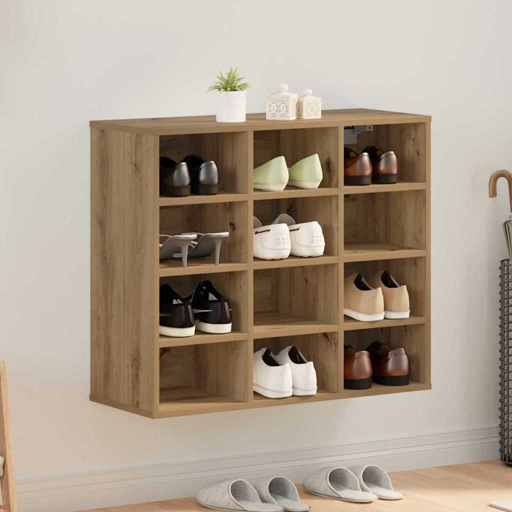 Sko Skap med hylle Artisan Eik 77,5 x 30 x 67 cm Konstruert tre