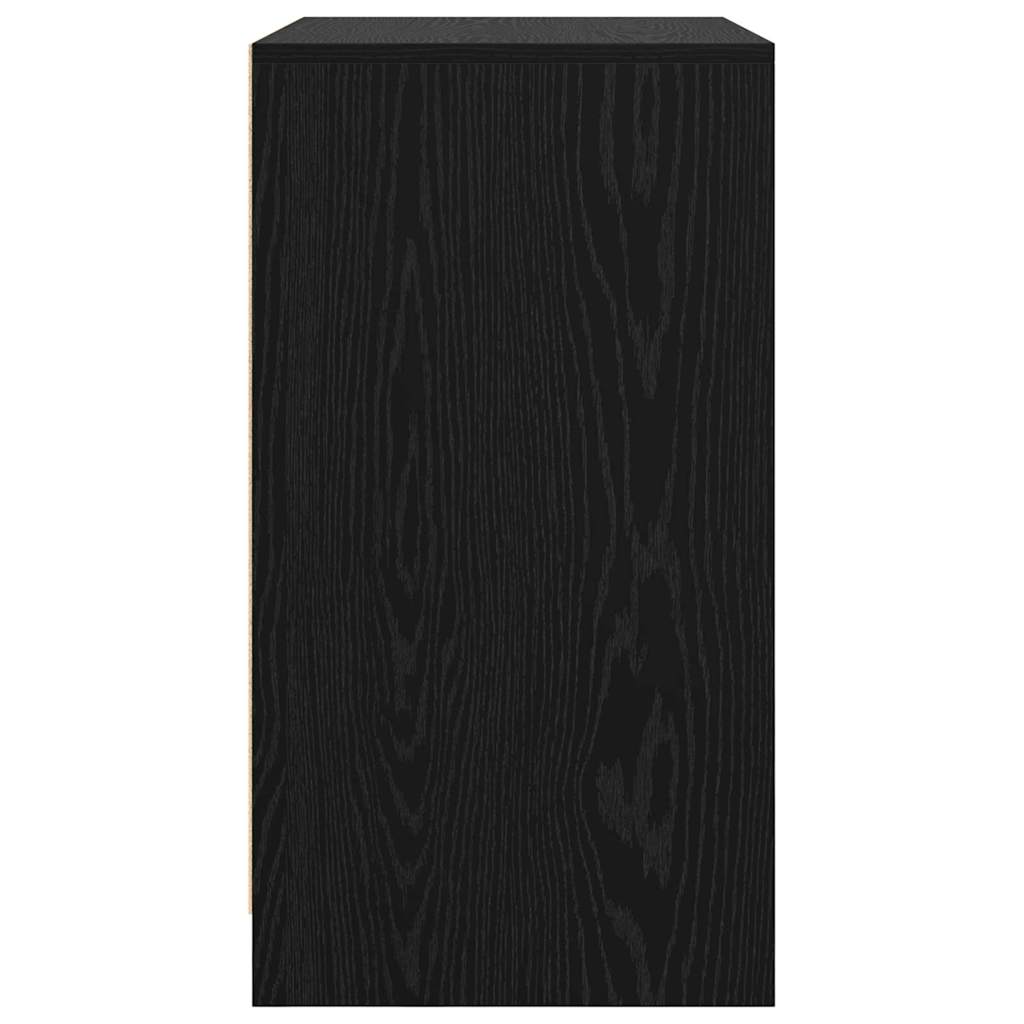 Serviesskap Svart 70 x 41 x 75 cm Konstruert tre