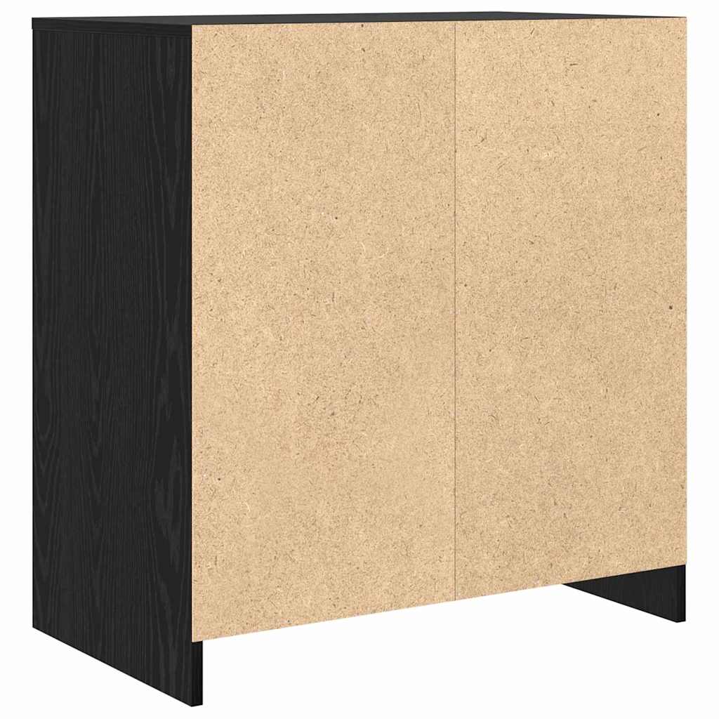 Serviesskap Svart Eik 70 x 41 x 75 cm Konstruert tre