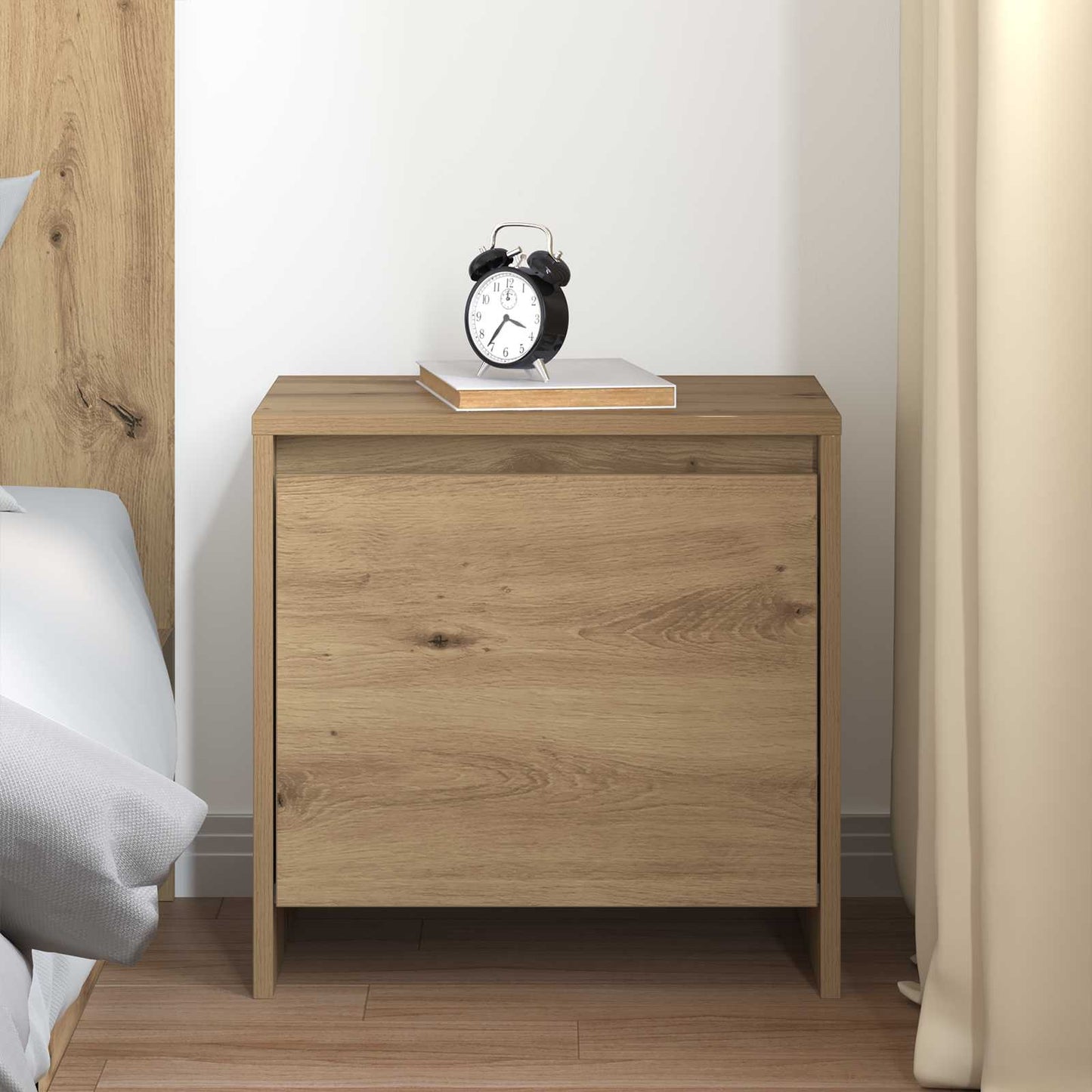 Nattbordskap Artisan Eik 45 x 34 x 44,5 cm Konstruert tre