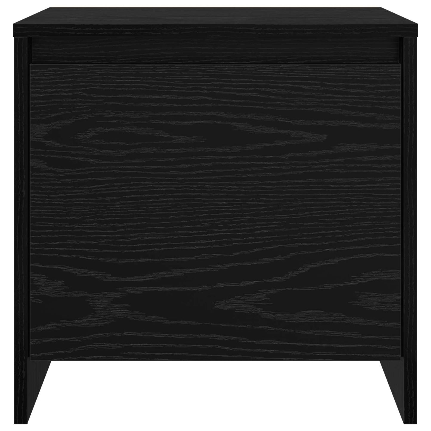 Nattbordskap Svart Eik 45 x 34 x 44,5 cm Konstruert tre