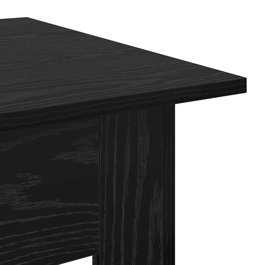Kaffebord Svart Eik 55 x 55 x 42 cm Konstruert tre