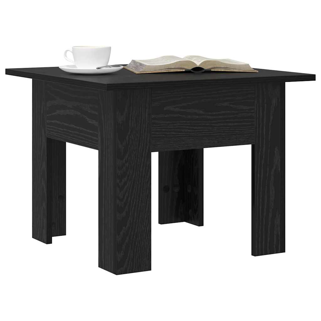 Kaffebord Svart Eik 55 x 55 x 42 cm Konstruert tre