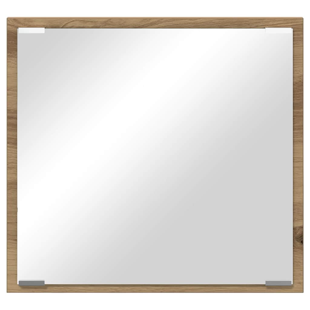 LED Badevindu Artisan Eik 40 x 37 x 8.5 cm Konstruert tre