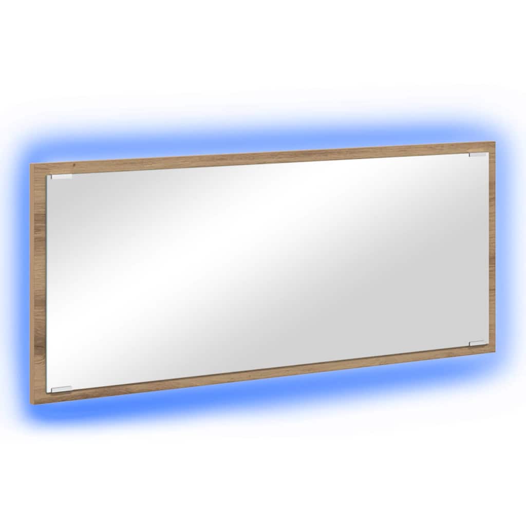 Speil Veggmontert Artisan Eik 90 x 8,5 x 37 cm Konstruert tre