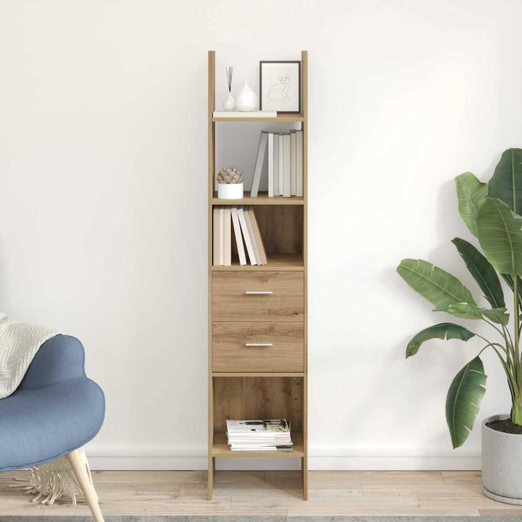 Bokskap artisan eik 40 x 35 x 180 cm Konstruert tre