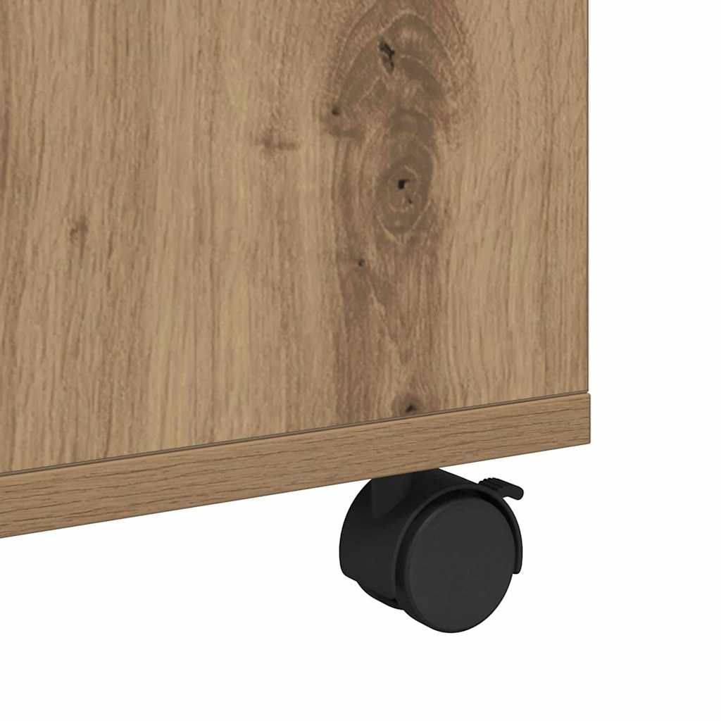 Kaffebord med skuff Artisan Eik 75 x 75 x 38 cm Konstruert tre