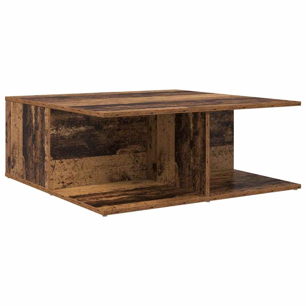 Kaffebord med skuff Gammelt tre 80 x 80 x 31 cm Konstruert tre