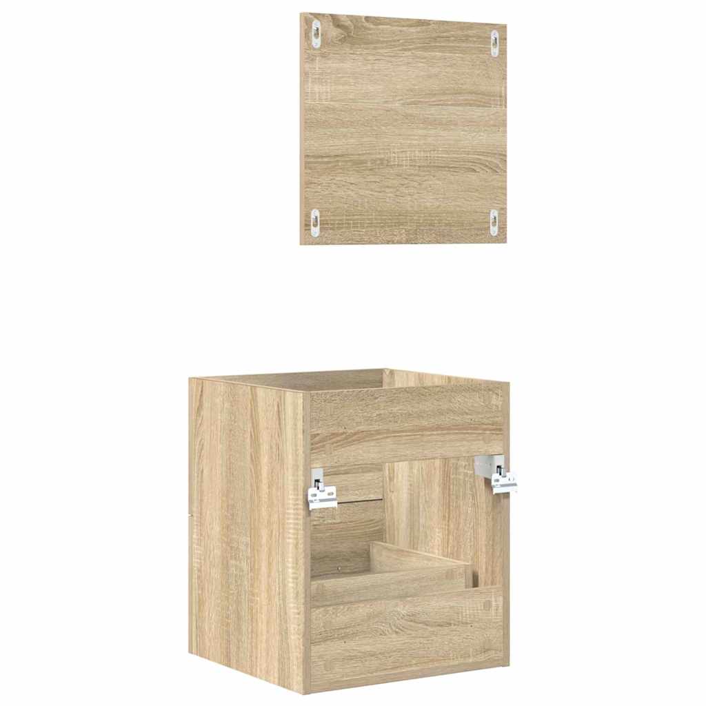 Baderomsskap med skuff 41 x 38.5 x 48 cm Konstruert tre