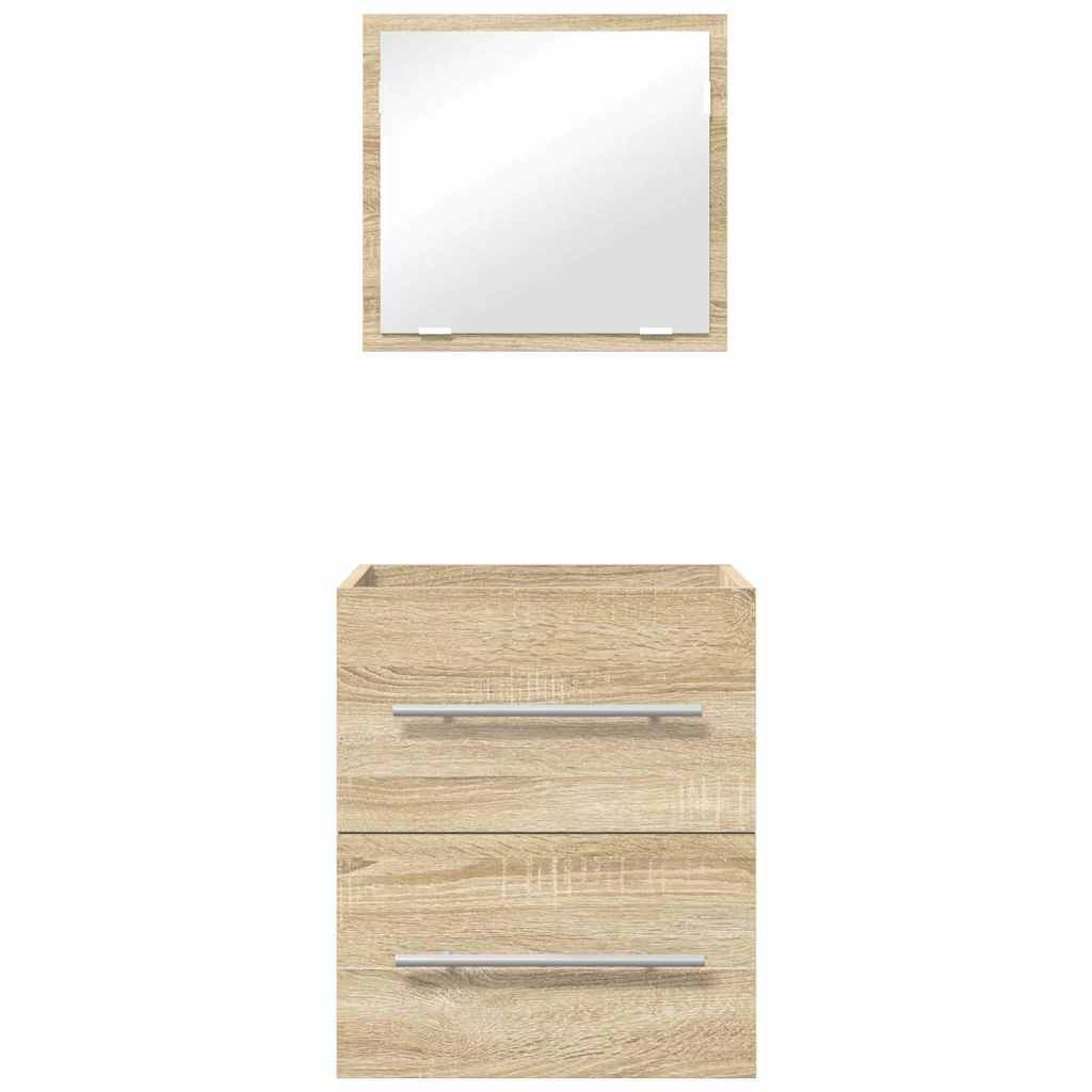 Baderomsskap med skuff 41 x 38.5 x 48 cm Konstruert tre