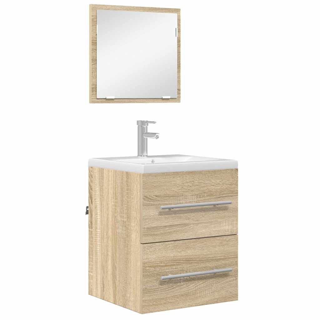 Baderomsskap med skuff 41 x 38.5 x 48 cm Konstruert tre