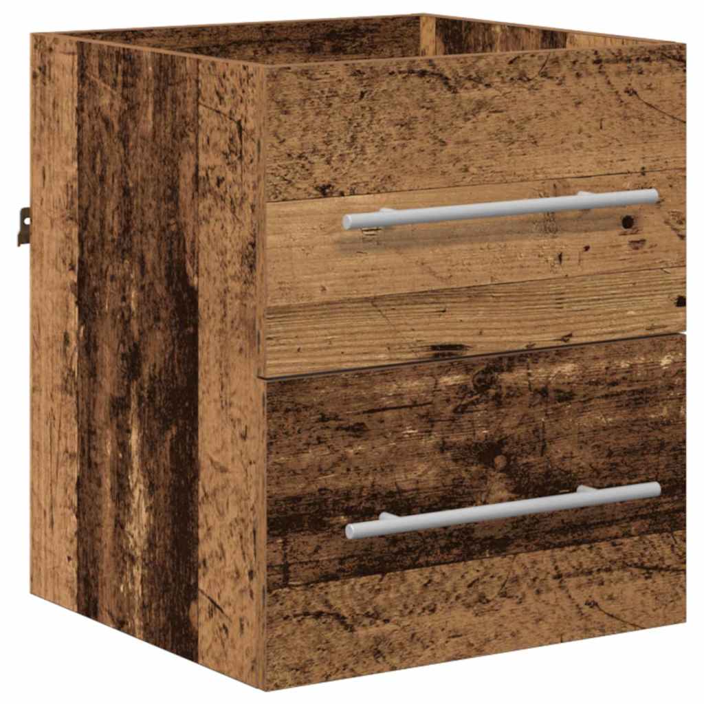Baderomsskap med skuff 41 x 38.5 x 48 cm Konstruert tre