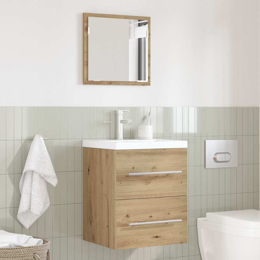 Baderomsskap med skuff 41 x 38.5 x 48 cm Konstruert tre