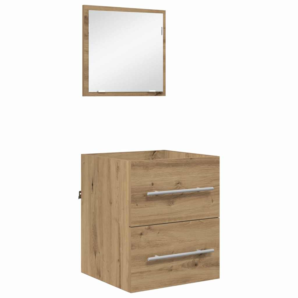 Baderomsskap med skuff 41 x 38.5 x 48 cm Konstruert tre